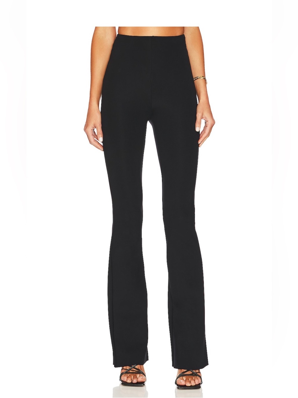 Commando faux suede neoprene flare black leggings large